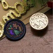 Christmas Series Wax Seal Brass Stamp Head