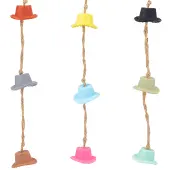 Cowboy Hat Silicone Pendant Decoration
