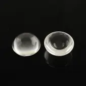 Transparent Half Round Glass Cabochons