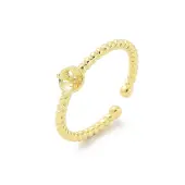 Brass Open Cuff Ring Settings