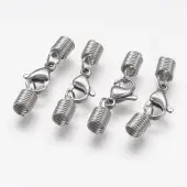 Tarnish Resistant 304 Stainless Steel Cord Ends