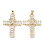 Brass Cubic Zirconia Pendant