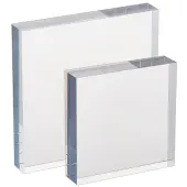 2Pcs 2 Styles Acrylic Display Pedestals