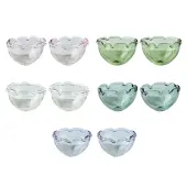 10Pcs 5 Colors Glass Bead Cone for Wind Chimes Making