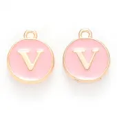 Golden Plated Alloy Enamel Charms