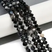 Natural Banded Agate(Dyed & Heated) Beads Strands
