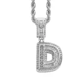 Brass Micro Pave Cubic Zirconia Pendants