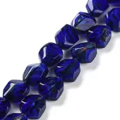 Handmade Gold Sand Lampwork Beads Strands