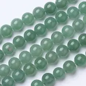 Natural Green Aventurine Beads Strands