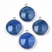 Natural Crackle Agate Pendants