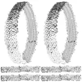 12Pcs Yarn & Rubber Elastic Headbands