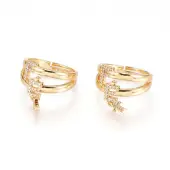 Adjustable Brass Finger Rings