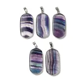 Natural Fluorite Pendants