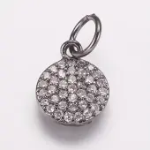 Brass Cubic Zirconia Pendants