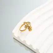 DIY fashionable stainless steel ring with non fading color