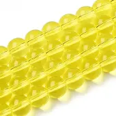 Transparent Glass Beads Strands