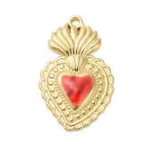 304 Stainless Steel Enamel Pendants