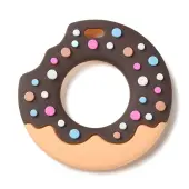 Donut Food Grade Eco-Friendly Silicone Focal Beads