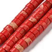 Synthetic Imperial Jasper Dyed Beads Strands