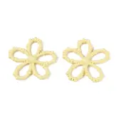 Spray Painted Alloy Flower Multi-Strand Links