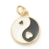 Brass Enamel Pendants