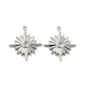 Non-Tarnish 304 Stainless Steel Pendant Rhinestone Settings