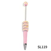 5Pcs Sunflowers Plastic Beadable Pens