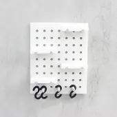 Plastic Wall Mounted Pegboard Miniature Ornaments