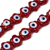 Handmade Evil Eye Lampwork Beads Strands
