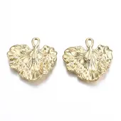 Hammered Rack Plating Alloy Pendants