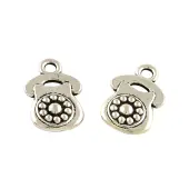 Telephone Tibetan Style Zinc Alloy Charms
