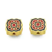Alloy Enamel Beads