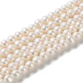 Natural Cultured Freshwater Pearl Beads Strands