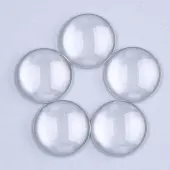 Transparent Glass Cabochons
