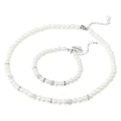 2Pcs 2 Style Glass Pearl Beaded Bracelets & Kid Bracelets