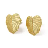 Ion Plating(IP) 304 Stainless Steel Stud Earrings for Women
