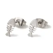 Non-Tarnish 304 Stainless Steel Stud Earrings for Women