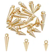 Unicraftale 24Pcs 3 Style Brass Charms