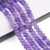 Dyed Natural White Jade Beads Strands