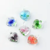 Handmade Luminous Lampwork Pendants