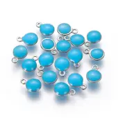 304 Stainless Steel Enamel Charms