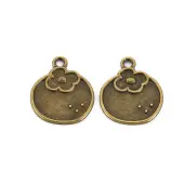 Tibetan Style Alloy Pendant Enamel Settings