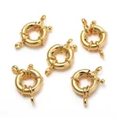 Rack Plating Brass Spring Clasps