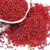 Baking Paint Silver Lined Glass Seed Beads