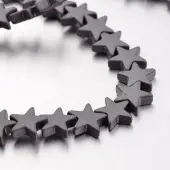 Non-magnetic Synthetic Hematite Bead Strands