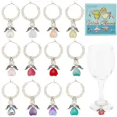 Glass Wine Glass Charms