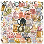 50Pcs PVC Adhesive Waterproof Stickers Self-Adhesive Stickers