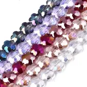 Electroplate Glass Beads Strands