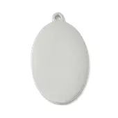 304 Stainless Steel Stamping Blank Tag Pendants