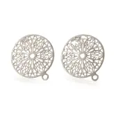 Brass Stud Earring Findings